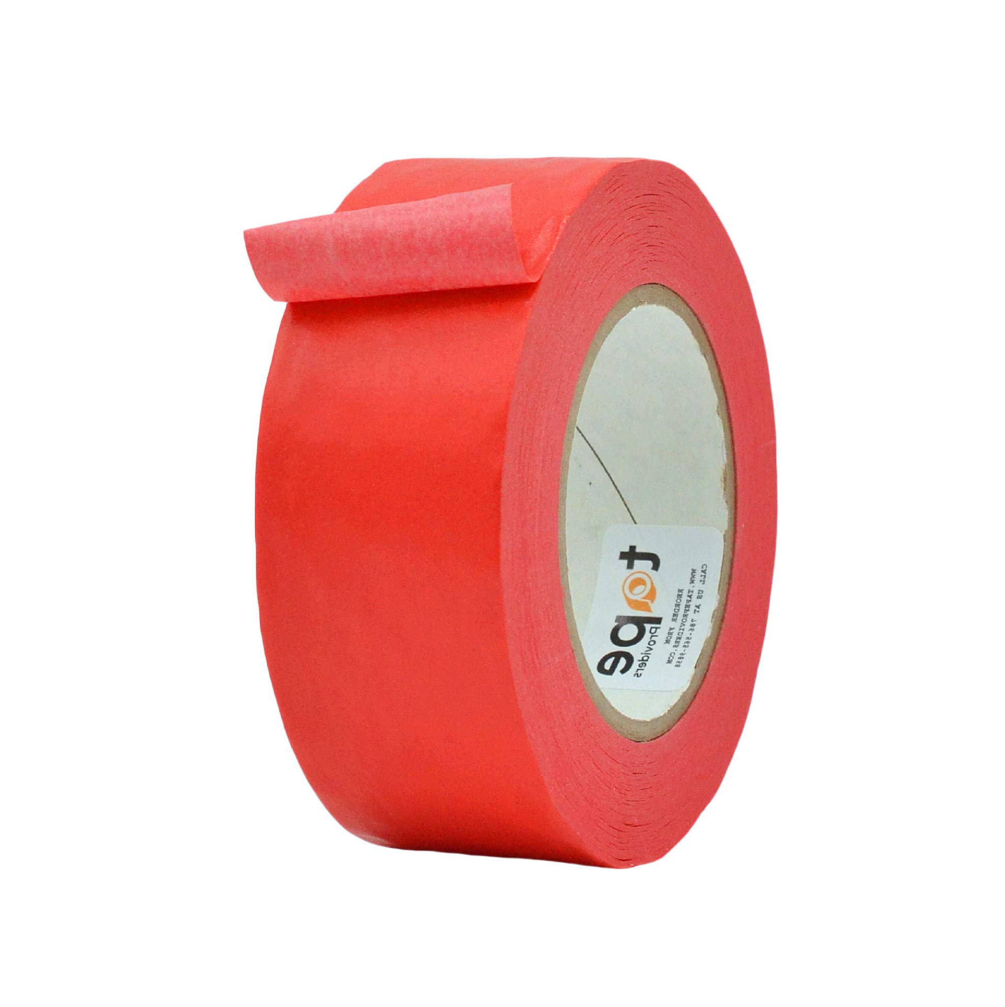MAT Flatback Paper Tape Red - 12 Inch x 60 Yards Residue-Free Marking & Labeling Tape | Watercolor Paper Protection to Prevent Tearing | Ideal for Art Studios, Framing & Craft Projects