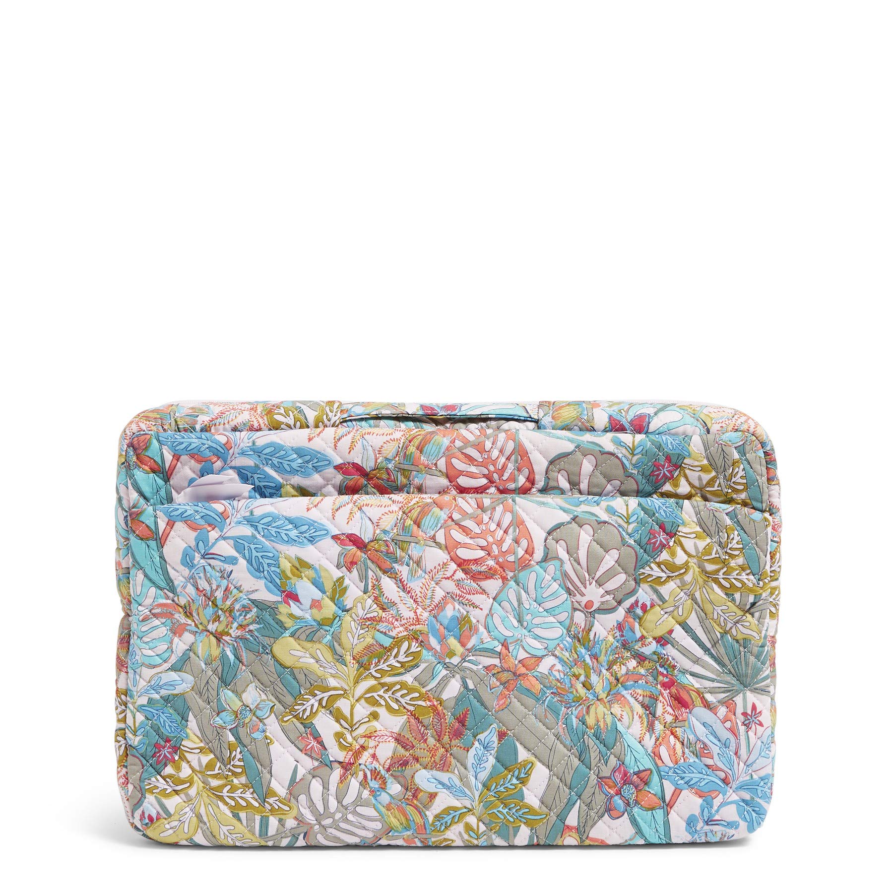 Vera Bradley Women's Cotton Laptop Organizer - Stylish Tech Accessory for Work, Travel & School | Perfect for 13-15 Inch Laptops, Tablets & Essentials
