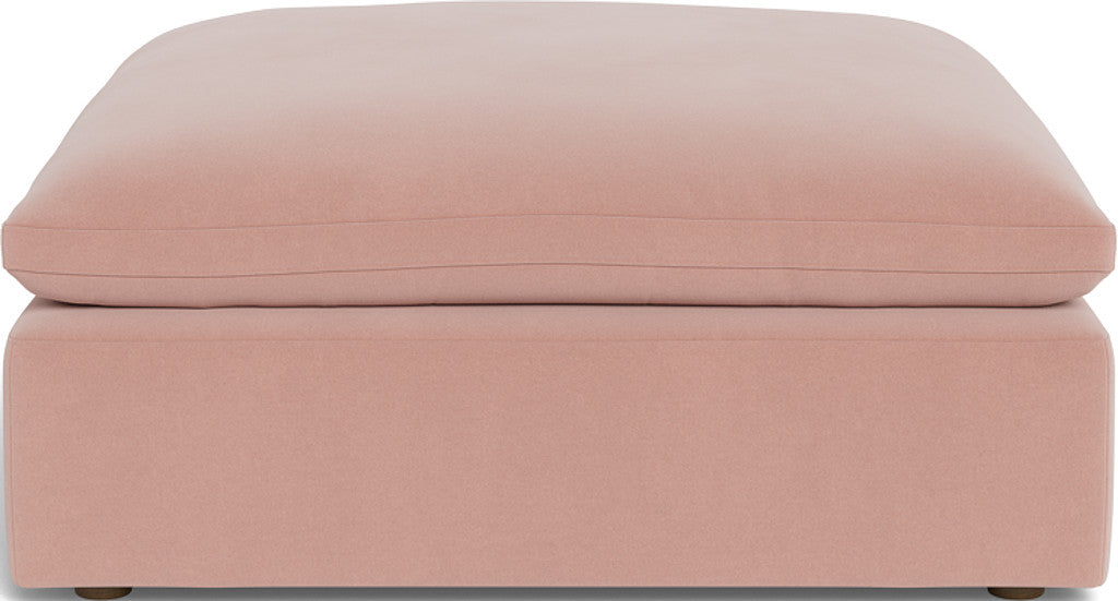 Fluffy Ottoman Stool - Soft Plush Footrest Pouf for Living Room, Bedroom, Nursery - Perfect for Relaxing, Decorating & Extra Seating