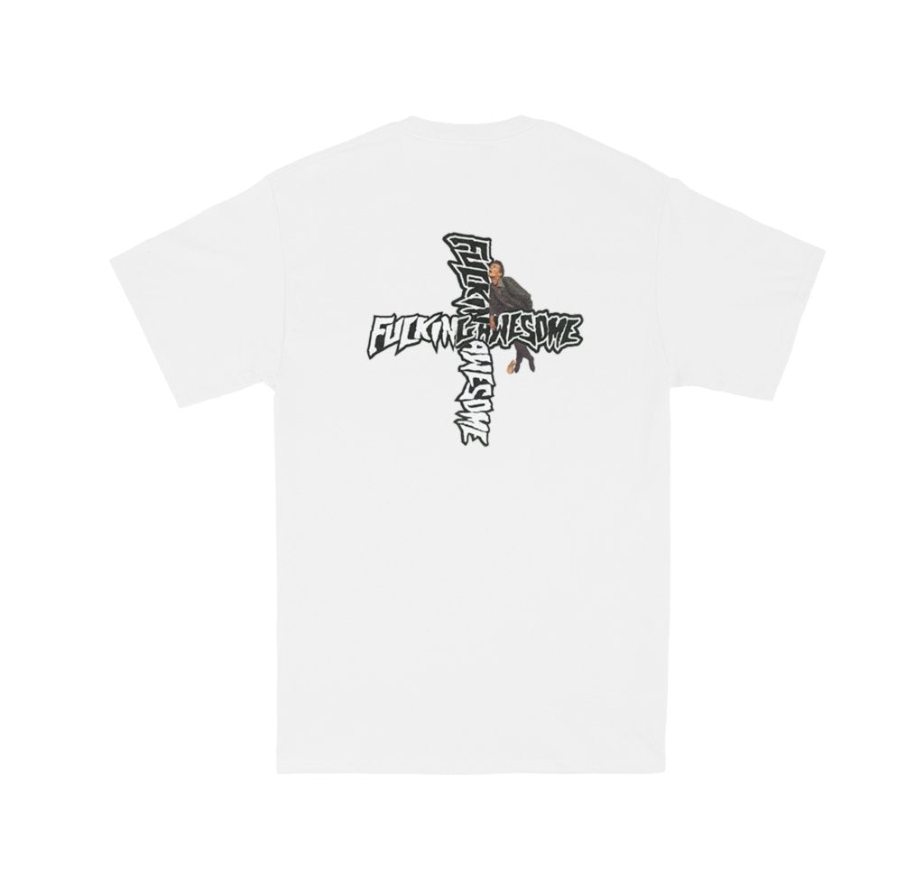 Awesome Hobo Short Sleeve T-Shirt - White | Streetwear Fashion for Men & Women | Perfect for Casual Outings & Music Festivals