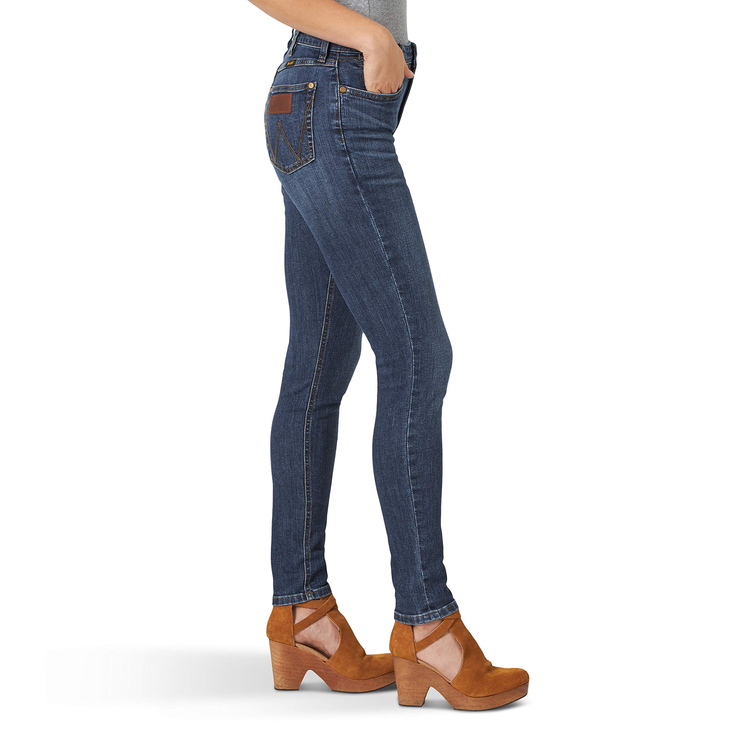 Wrangler Women's High Rise Skinny Jeans - Stretch Denim Pants for Casual Wear & Everyday Comfort | Perfect for Work, Outings & Date Nights
