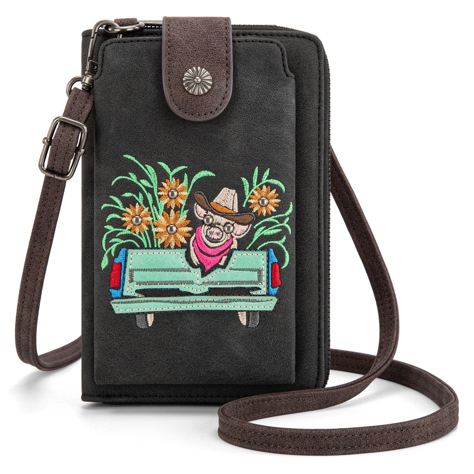 Montana West Small Crossbody Bags for Women - Stylish Western Handbag with Secure Cash Slots | Perfect for Travel, Shopping & Everyday Use