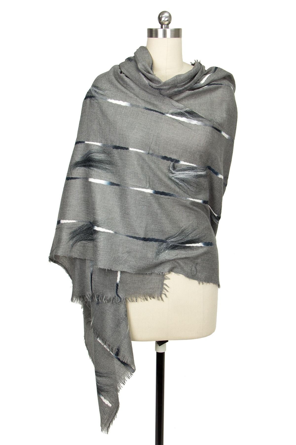 Lahar Metallic Line Scarf - Stylish Fashion Accessory for Women, Men | Perfect for Winter, Fall, Parties & Everyday Wear