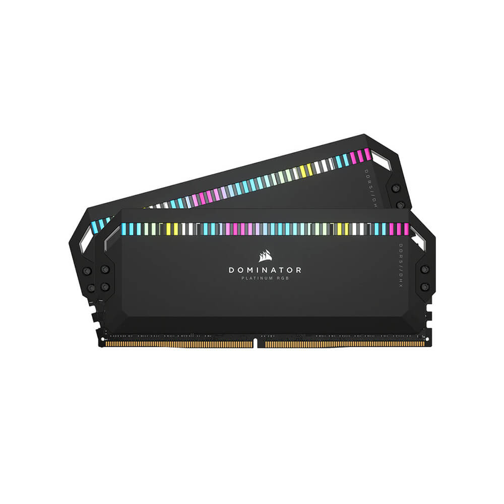 Corsair Dominator Platinum RGB 32GB (2x16GB) DDR5 6400MHz Desktop Memory Kit - CMT32GX5M2B6400C32 - for Gaming PCs, Workstations & High-Performance Computing