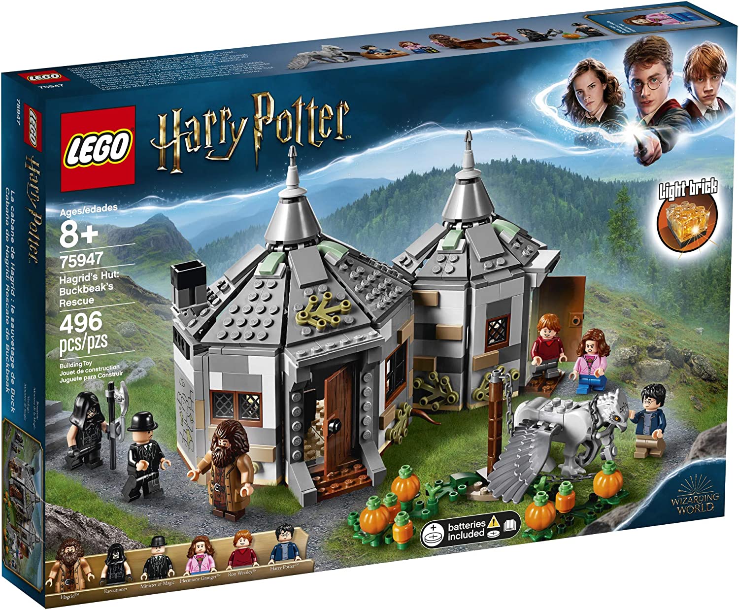 LEGO Harry Potter Hagrid's Hut: Buckbeak's Rescue 75947 Building Kit - Collectible Hogwarts Castle Toy Set for Kids & Adults - Perfect for Harry Potter Fans, Birthday Gifts & Home Decor Display