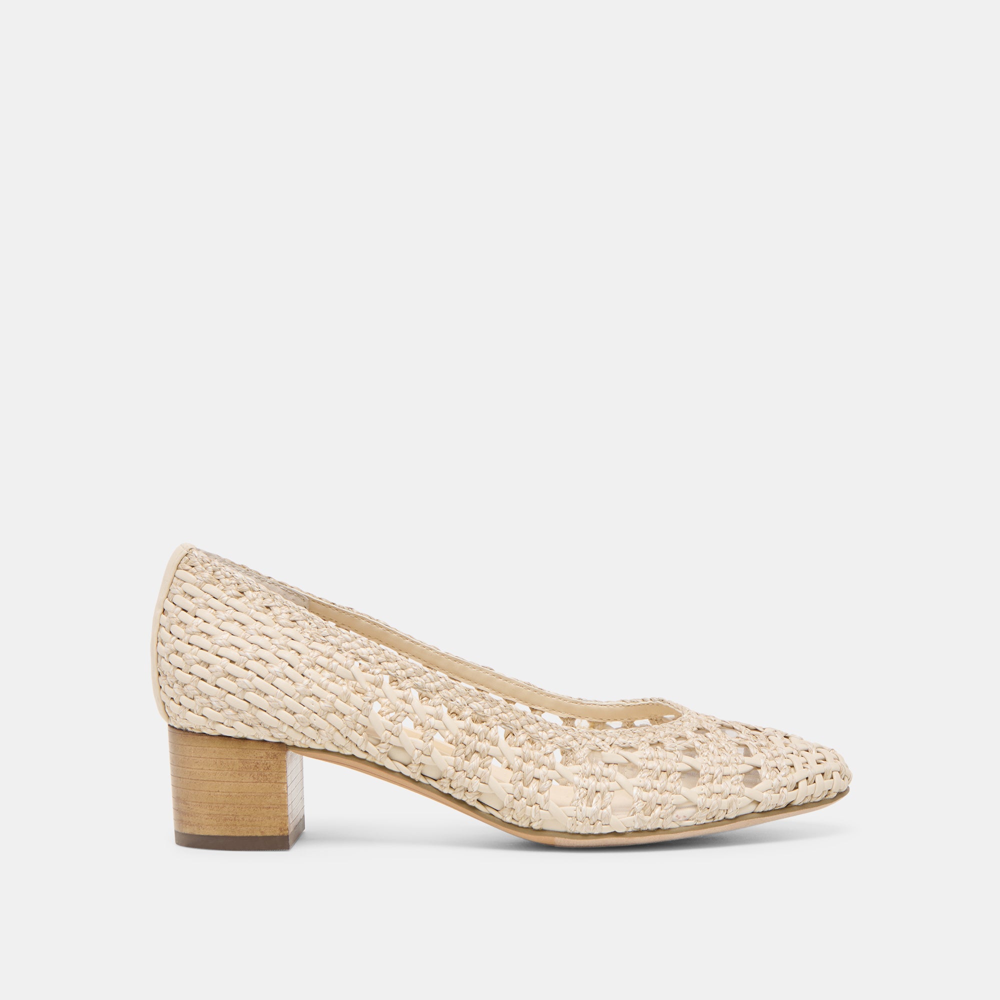 LULA Ivory Multi Woven Raffia Heels - Comfortable Summer Wedge Sandals for Women, Perfect for Beach Vacations, Weddings & Outdoor Parties