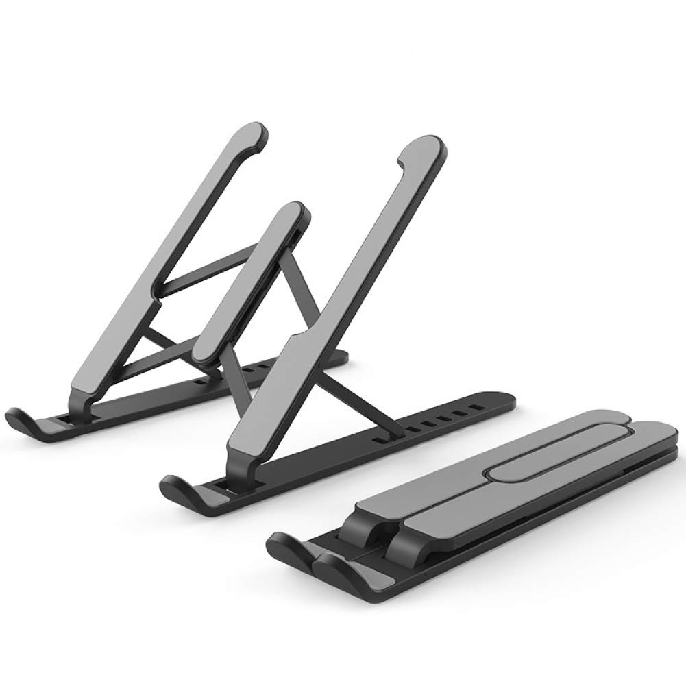 Dyllutrwhe Adjustable Foldable Laptop Stand for Desk - Anti-Slip Heat Dissipation Bracket & Laptop Holder, Perfect for Home Office, Gaming, and Study