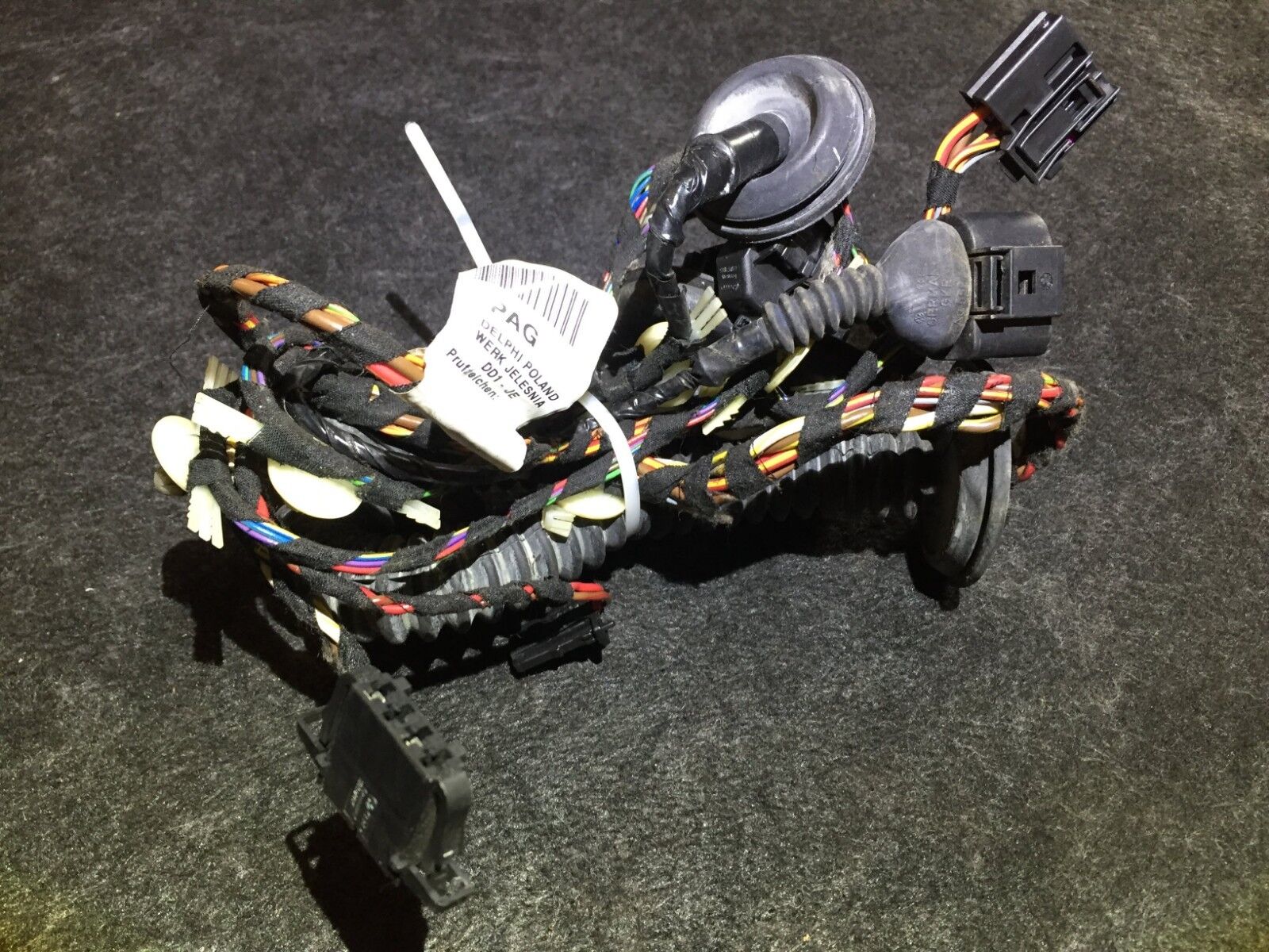 04 05 06 Porsche Cayenne Front Right Passenger Door Wire Harness 7L5971120 OEM - Perfect for Electrical Repairs & DIY Car Maintenance