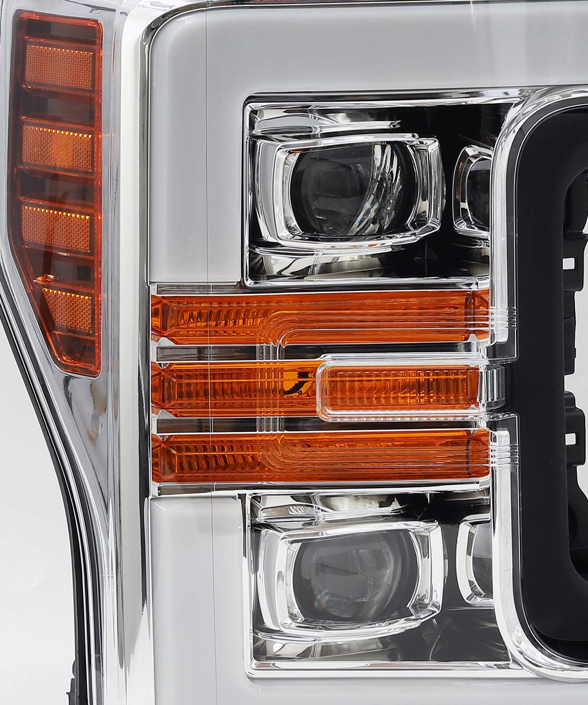 AlphaRex LED Headlights for F250-F550 Super Duty - Switchback DRL & Sequential Signals for Off-Road & Night Driving