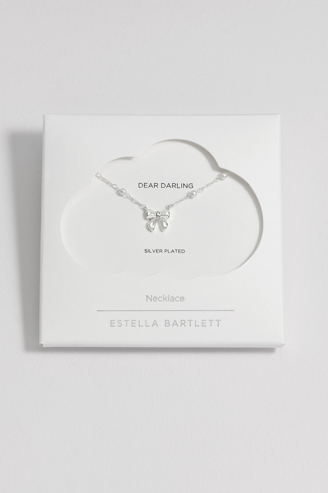Elegant Pearl Bow Necklace for Women - Dainty Pearl Jewelry Gift for Her - Perfect for Weddings, Parties & Special Occasions