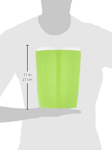 Spirella Desktop Lemon Green Trash Can 1210179 - White Small Office Waste Bin for Home, Office & Dorm Room | Perfect for Desk, Bathroom & Kitchen Use