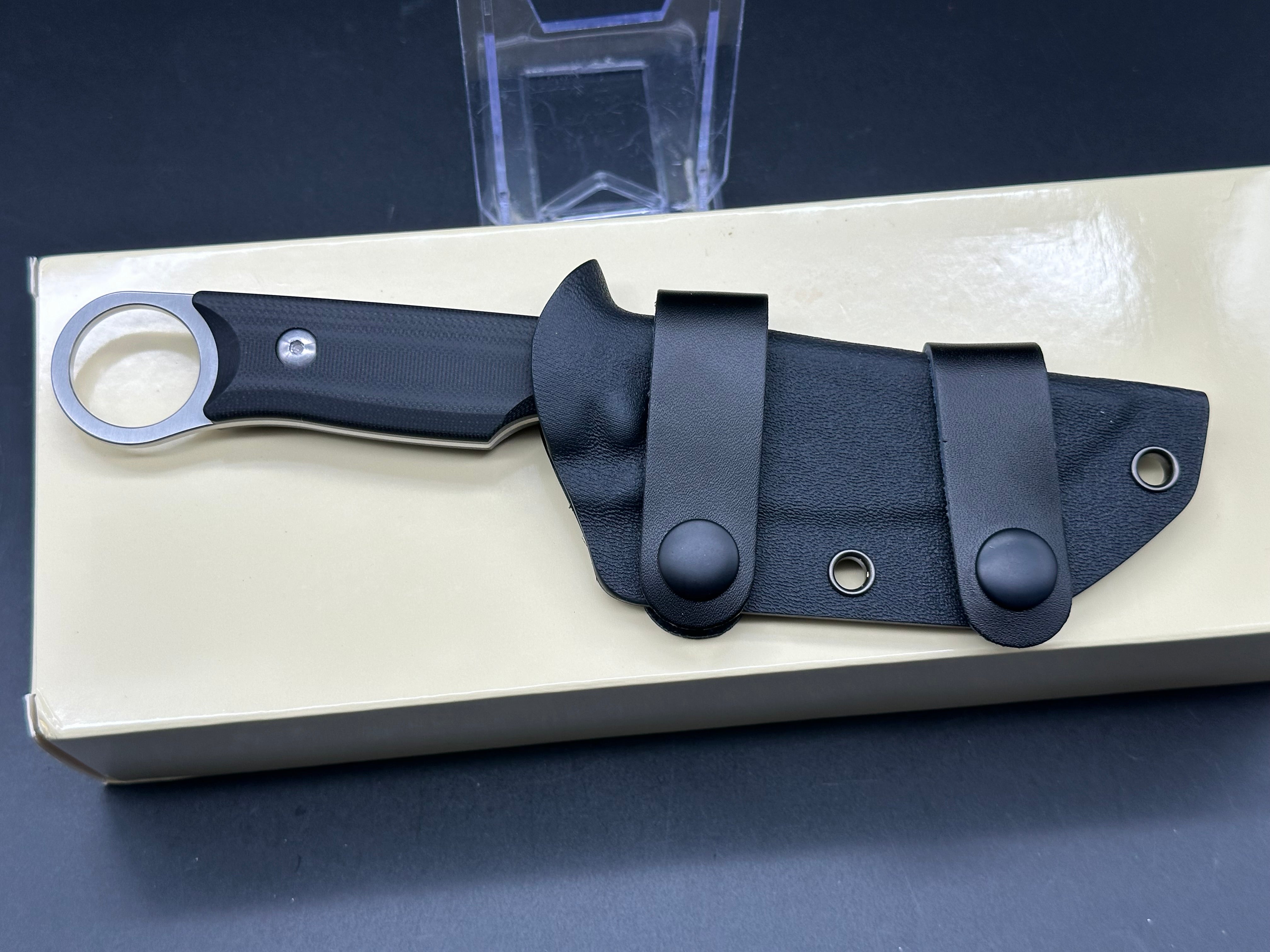 Kizer Cabox Fixed Blade Knife - 3.4