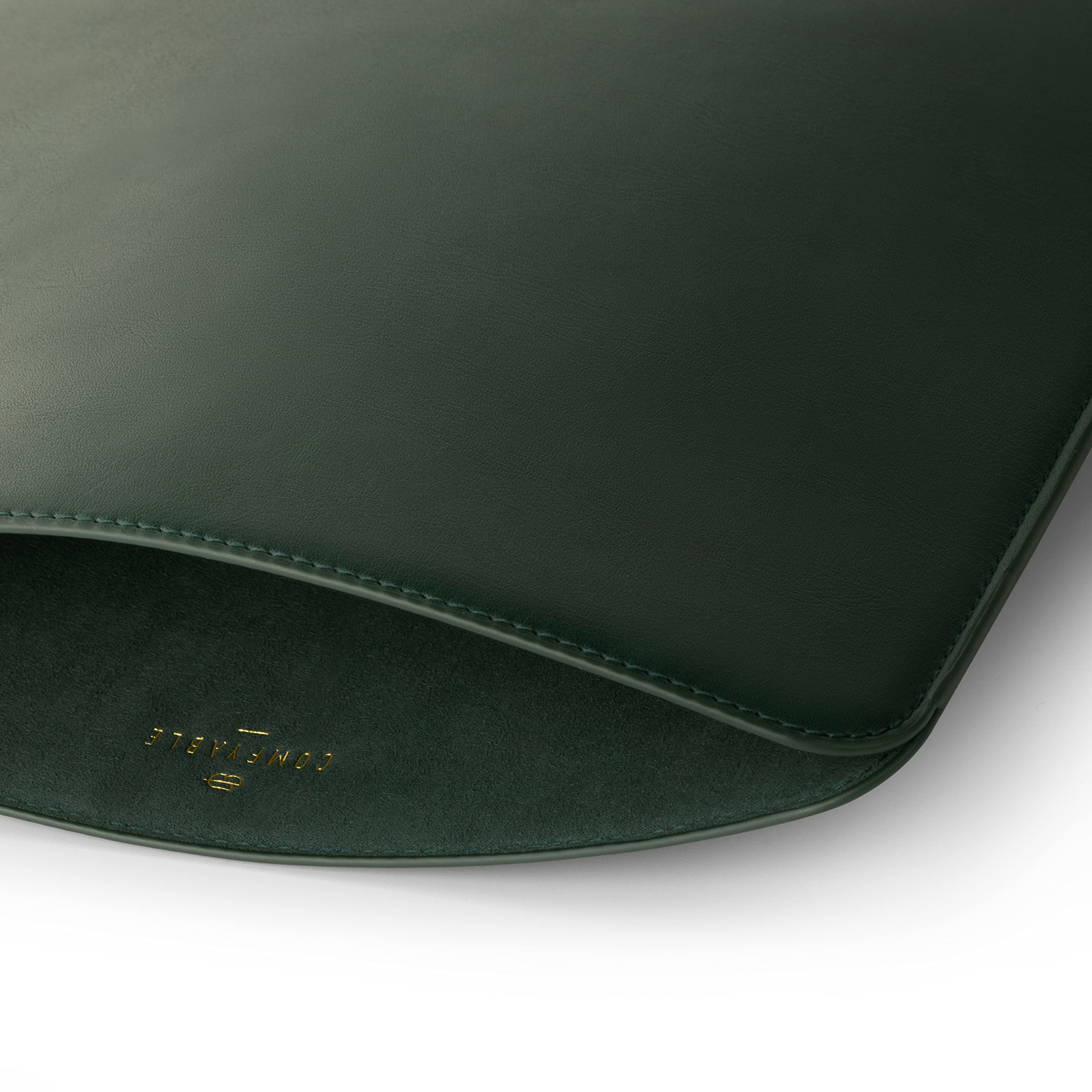 Premium 13 Inch Laptop Sleeve for MacBook Air M4 2025-2018 & MacBook Pro M2 2022 M1 2020-2016 - Eco-Friendly Faux Leather Protective Case in Green - Perfect for Work, Travel & School