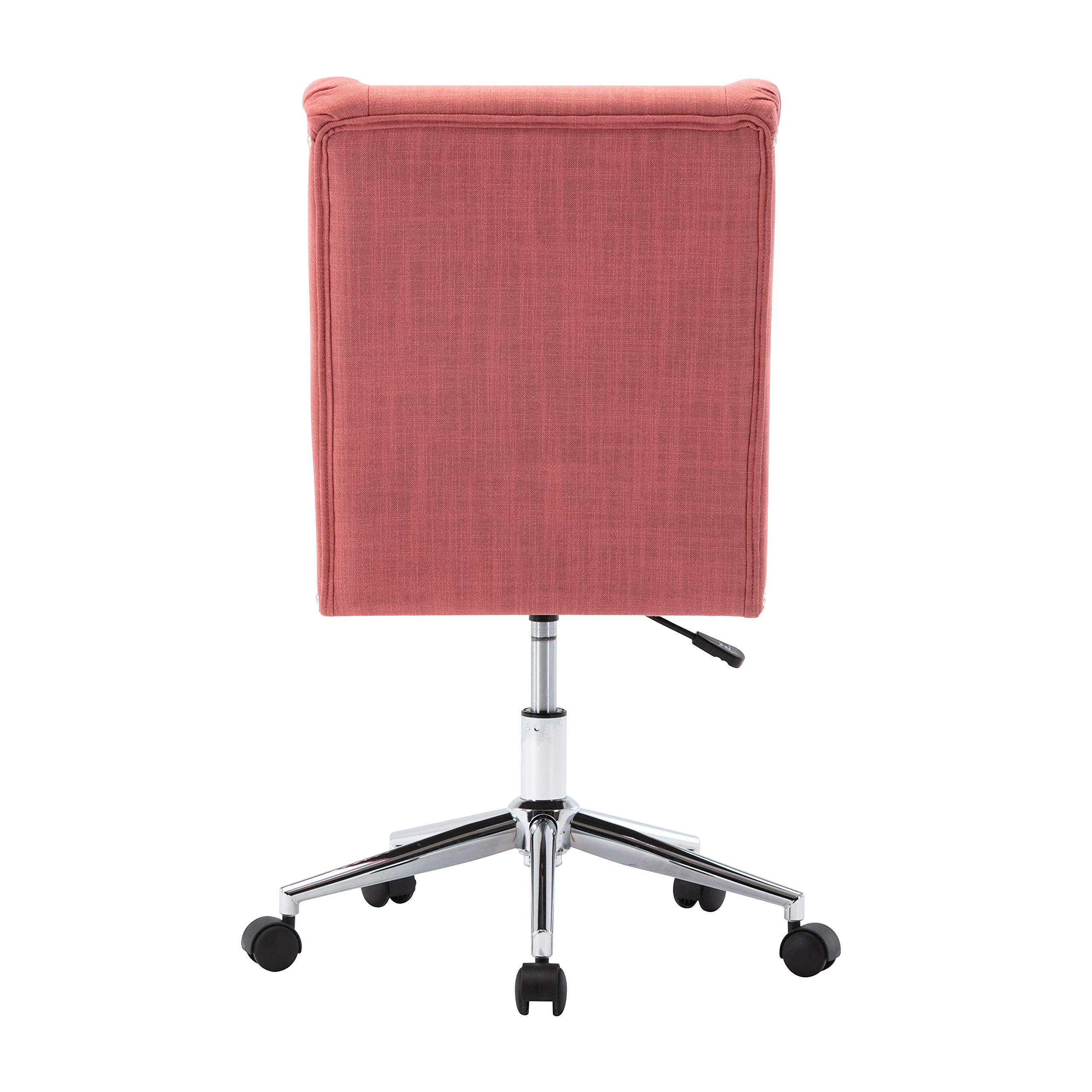 Porthos Ergonomic Home Office Chair with Breathable Fabric Upholstery & Studded Design - Perfect for Remote Work, Gaming & Study
