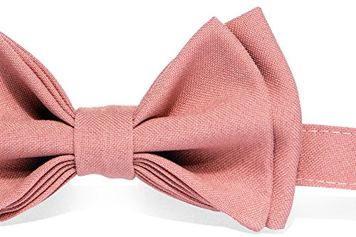 Charcoal Grey Suspenders, Dusty Rose Bow Tie