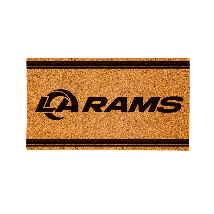 Los Angeles Rams PVC Mat - Team Sports America Indoor Outdoor Décor for NFL Fans - Perfect for Game Room, Man Cave & Tailgating Parties