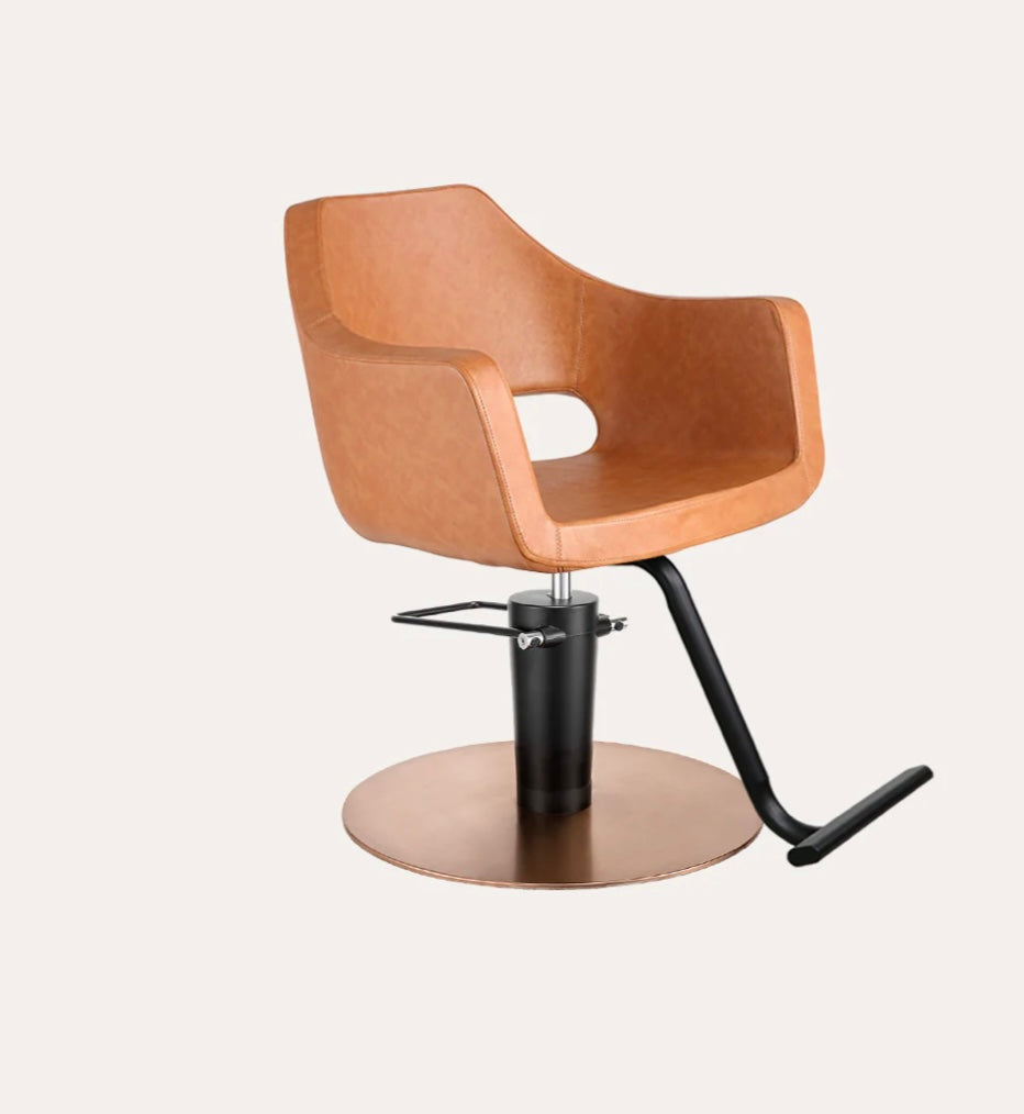 Vera Professional Salon Chair for Hair Styling, Barber, Beauty & Spa - Heavy Duty Hydraulic Stylist Chair with Adjustable Height & Swivel Base - Perfect for Salons, Barbershops & Home Use