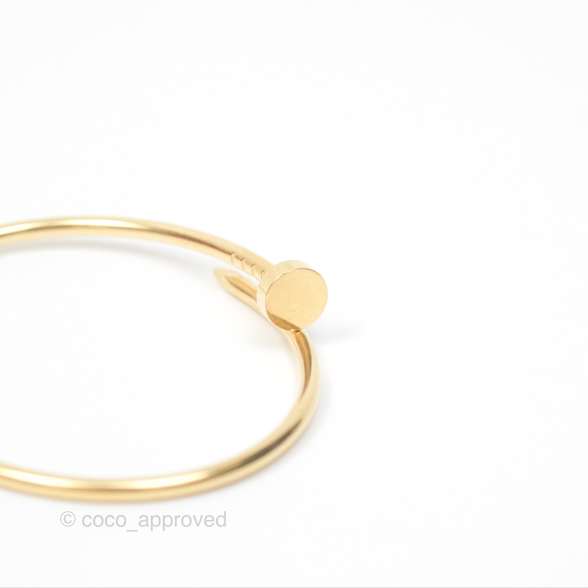 Cartier Small Juste Un Clou Bracelet 18K Yellow Gold Luxury Jewelry - Perfect for Weddings, Anniversaries & Special Occasions