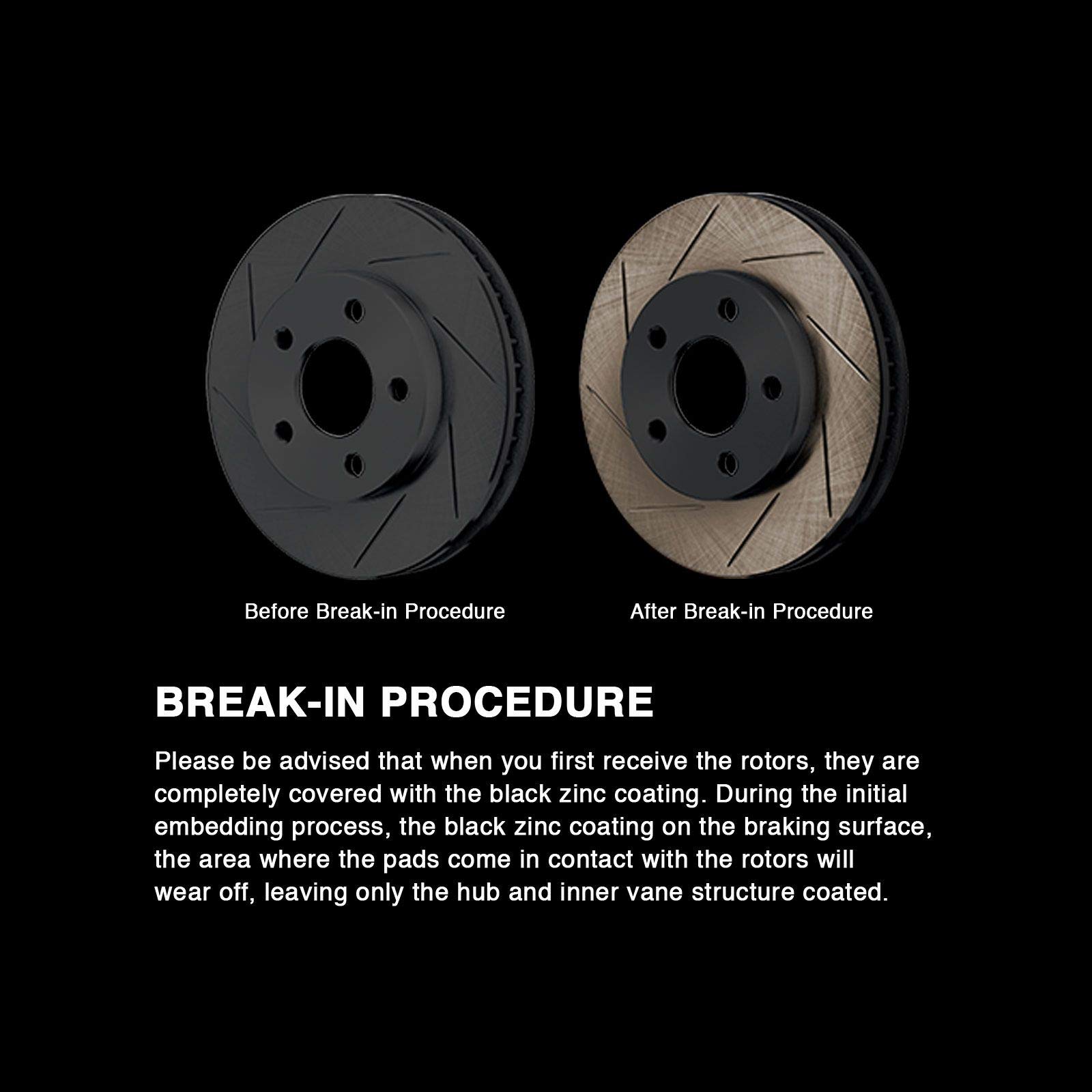 PowerSport Front Brake Pads and Rotors Kit - Semi-Metallic Braking System for 2005-2016 Smart Fortwo | High-Performance Replacement Parts for City Commuting & Urban Driving