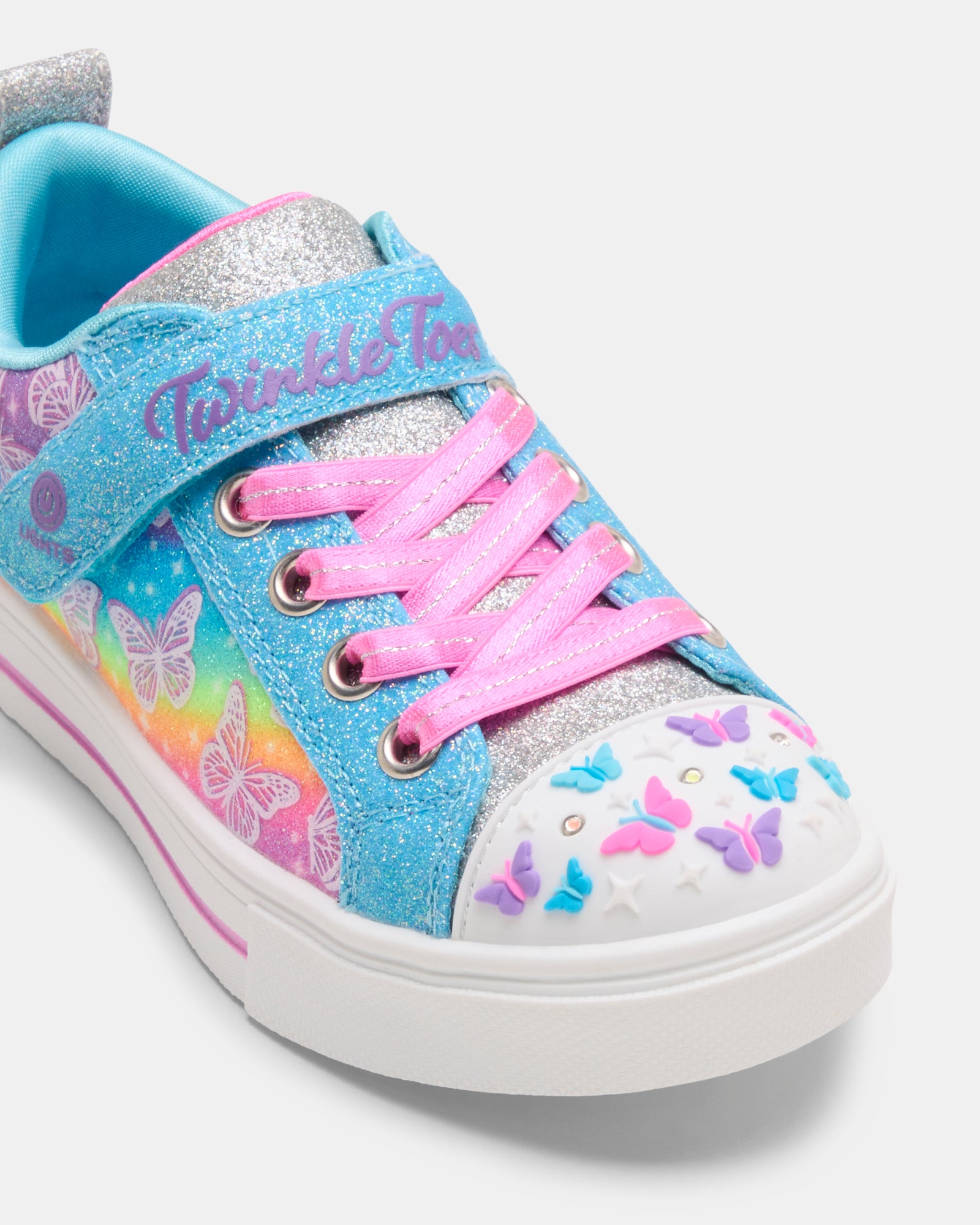 Twinkle Toes Ombre Flutter Youth Multi - Sparkling Girls' Dance Shoes for Ballet, Jazz & Performance | Perfect for Recitals, Competitions & Special Occasions