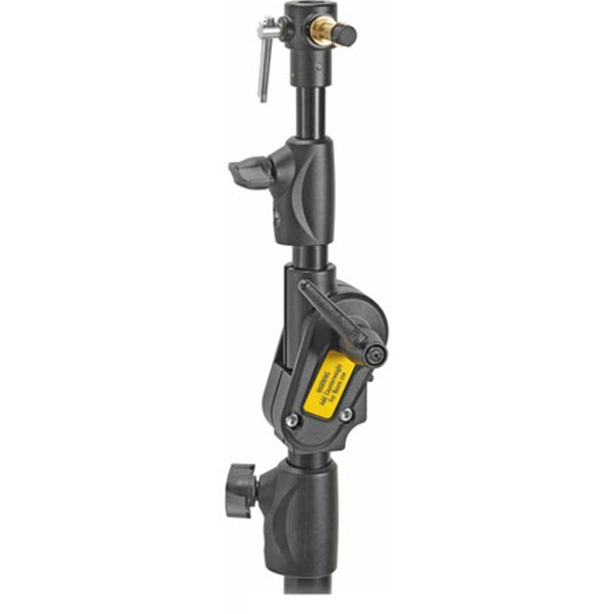 Manfrotto 420B Black Anodized 3-Section Boom Stand - Convertible to Double Extension Boom with Sandbag (3397B) - Perfect for Photography Studios & Video Production