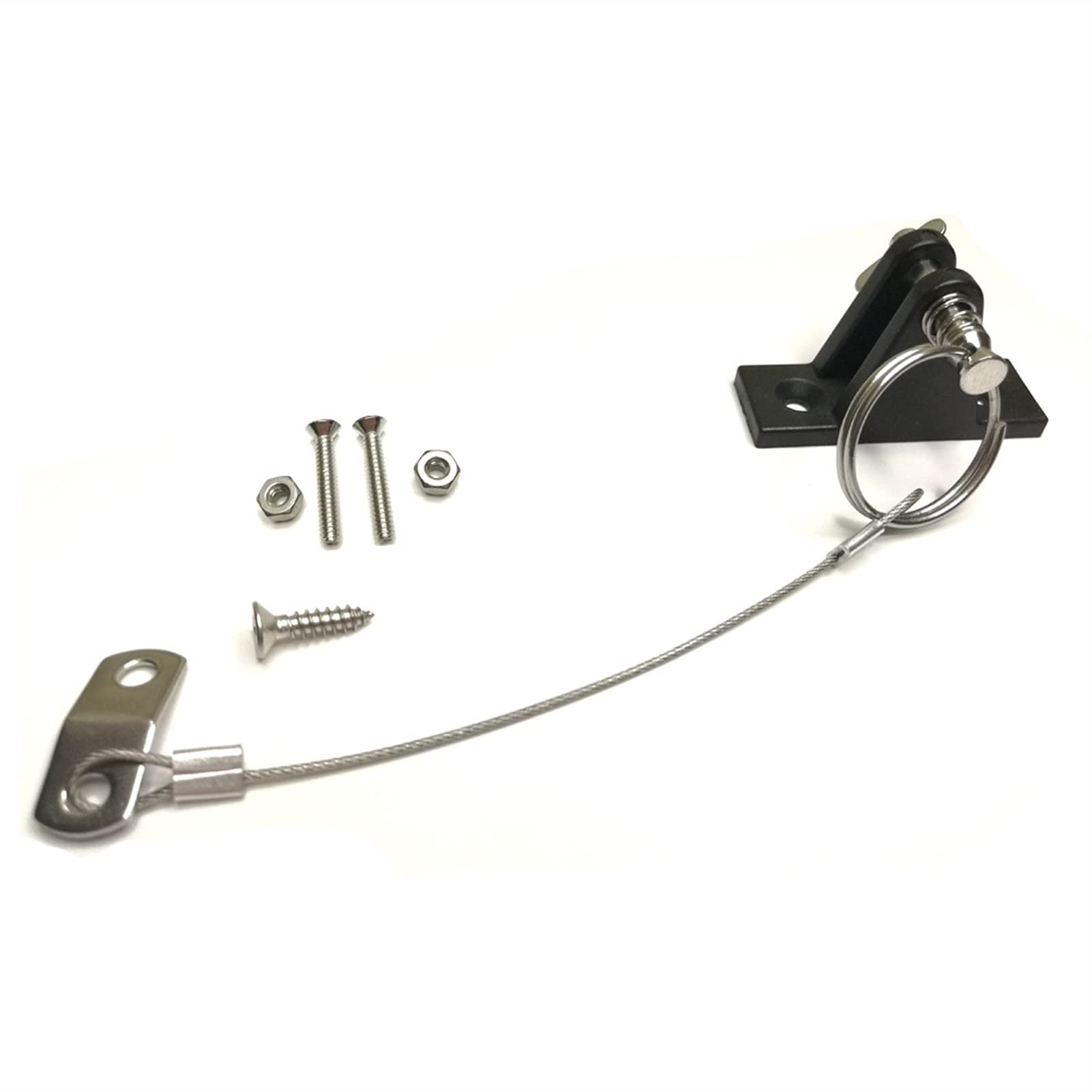 **YXYX Kayak Anchor Quick Release System - Nylon Deck Hinge with Stainless Steel Pin & Lanyard - Replacement Accessories for Kayak Slide Rail Anchor - Perfect for Kayak Repair & Marine Boat Use**    *(Use Case: Ideal for kayak enthusiasts, fishing trips, and marine boat repairs to ensure secure anchoring and quick release functionality.)*