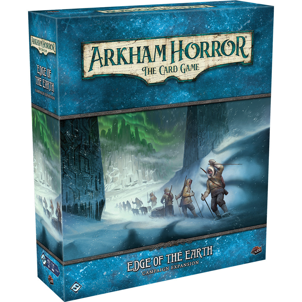 Arkham Horror LCG: Edge of the Earth Campaign Expansion Box - Cooperative Horror Card Game for 1-4 Players | Perfect for Game Nights & Lovecraftian Adventures