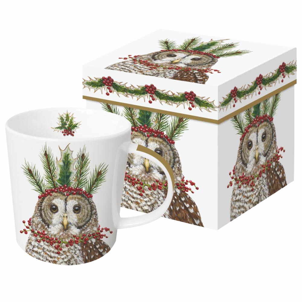 Candace Mug in Gift Box - Elegant Ceramic Coffee Cup with Lid - Perfect for Tea, Coffee, or Hot Chocolate - Ideal Gift for Birthdays, Christmas & Housewarming