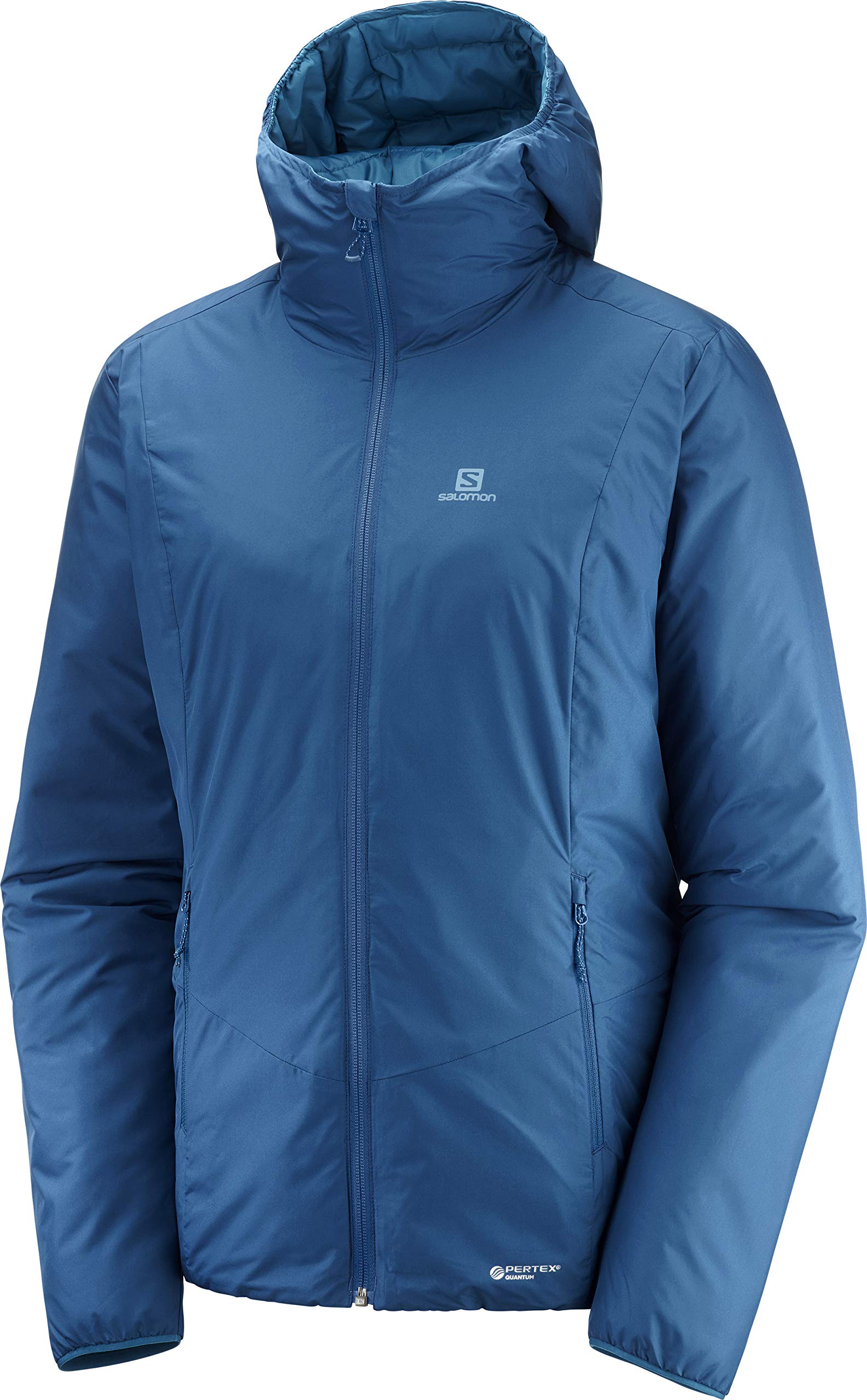 Salomon Women's Drifter Loft Hoodie - Lightweight Water-Resistant Fleece Jacket for Hiking, Camping & Outdoor Adventures