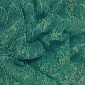 Floral Belle Lace Teal Dress - Elegant Floral Lace Evening Gown for Women | Perfect for Weddings, Parties & Special Occasions