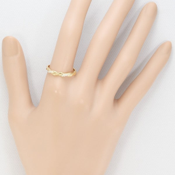18K Yellow Gold Diamond Ring for Women - Elegant Wedding, Engagement, Anniversary Jewelry Gift