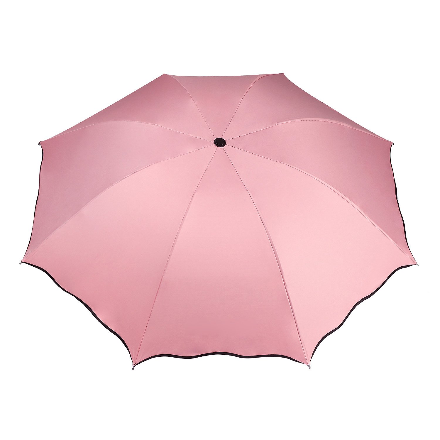 Windproof & UV Protection Cherry Blossom Folding Umbrella - Compact Travel Umbrella for Rain & Sun Shade - Perfect for Commuting, Outdoor Events & Travel Accessories