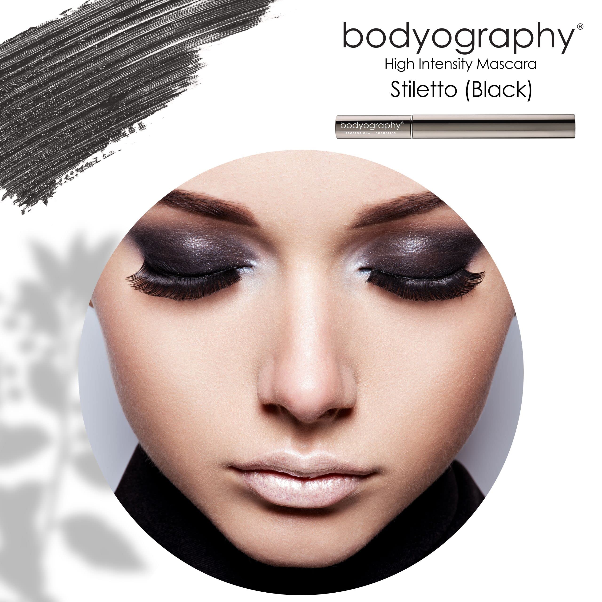 Bodyography Epic Lash Lengthening & Volumizing Mascara - Black Waterproof Mascara for Women (0.3 oz) - Perfect for Daily Wear, Date Night & Special Occasions