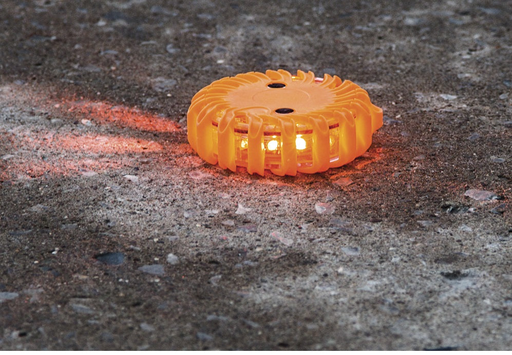 16 LED Strobe Light - 4 Inch Emergency Road Flare for Vehicle Safety & Hazard Warning - Perfect for Roadside Emergencies, Camping & Nighttime Visibility