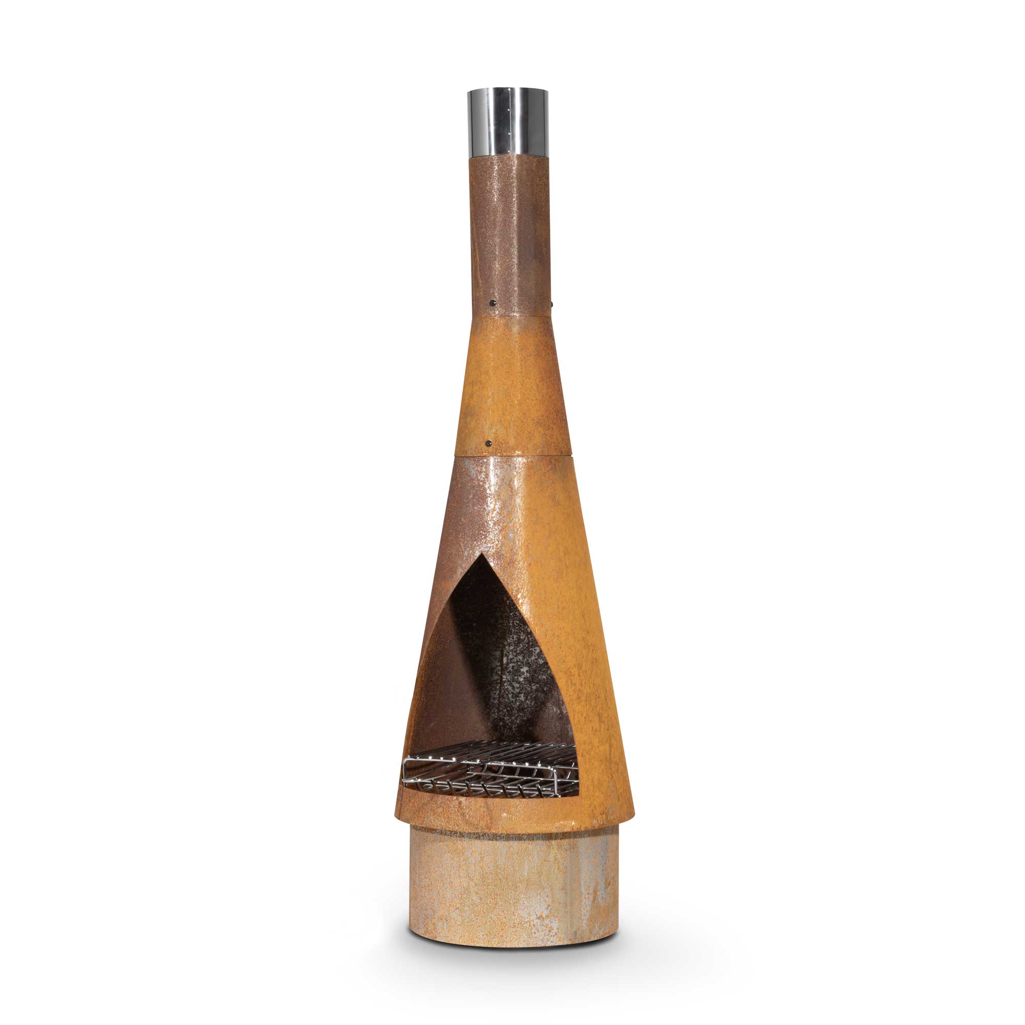 Outdoor Conical Chiminea Fire Pit - 50