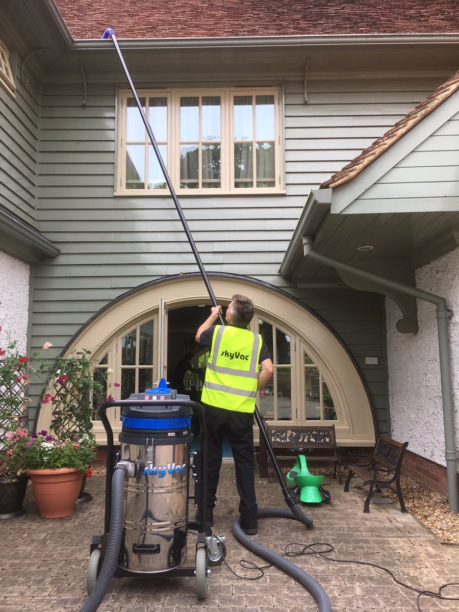SkyVac® 85 Elite Industrial Gutter Cleaning System - Professional Roof & Drain Vacuum for Home & Commercial Use | Heavy-Duty Debris Removal for Gutters, Downspouts & Flat Roofs