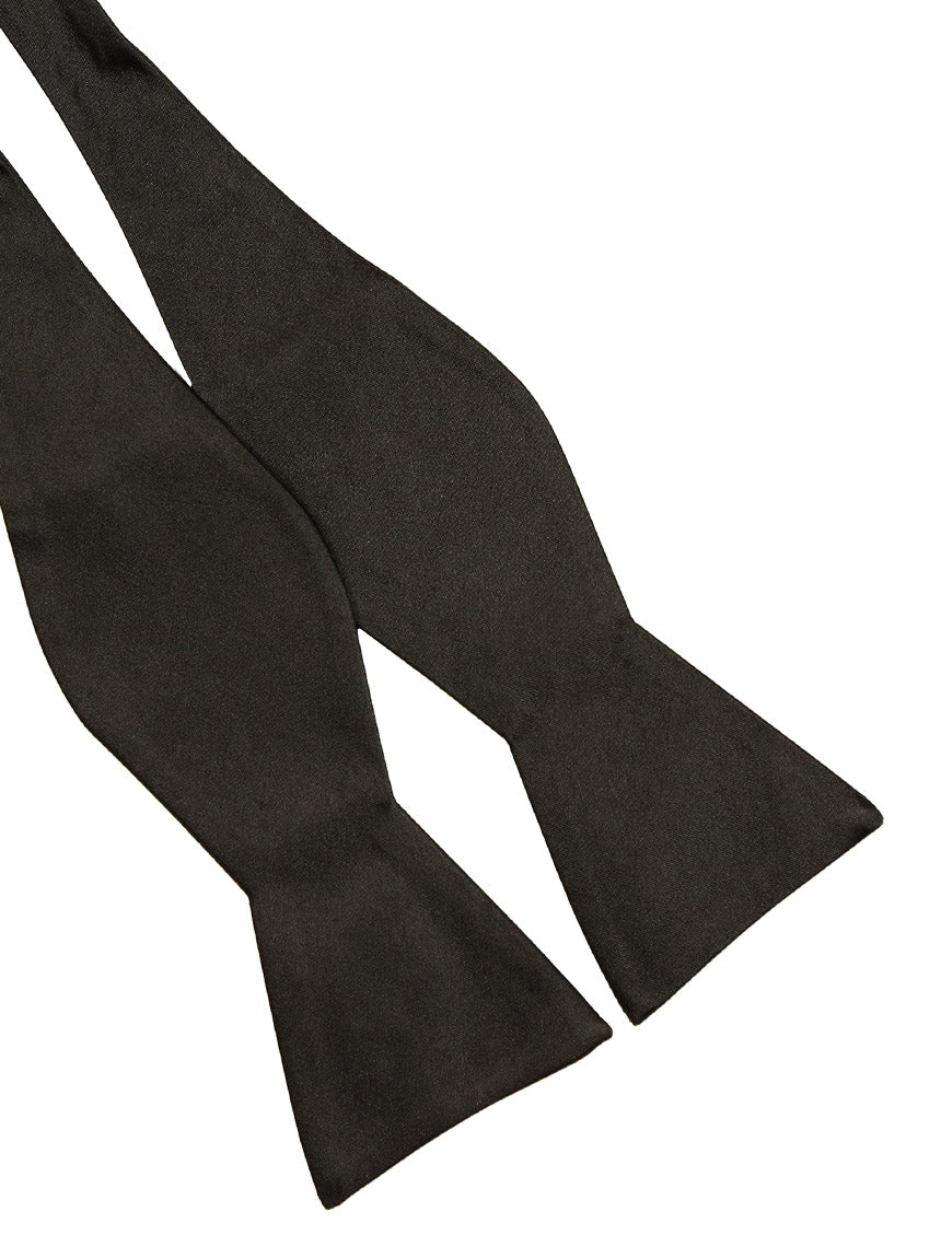 DÉCLIC Classic TYO Black Bow Tie for Men - Elegant Pre-Tied Necktie for Weddings, Prom & Formal Events
