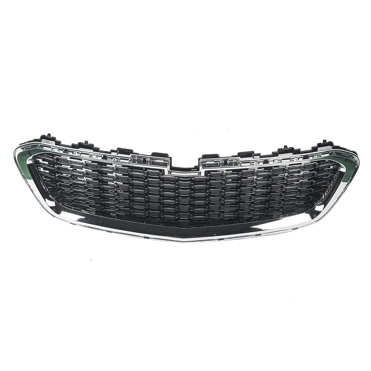 2014-2015 Chevrolet Malibu Front Upper & Center Grill Bumper Grille Replacement - Compatible with GM1200682C & GM1200675C - Durable US Built Car Accessory for Enhanced Vehicle Appearance & Protection