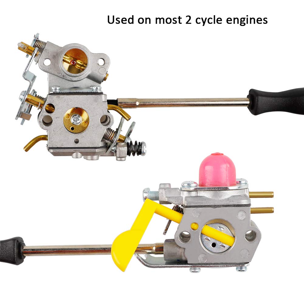 Carburetor Adjustment Tool Kit for 2-Cycle Small Engines - Compatible with Poulan, Husqvarna, STIHL, Echo Trimmers, Weed Eaters & Chainsaws (Splined + Hexagon) - Perfect for Lawn Maintenance, Landscaping & DIY Small Engine Repair