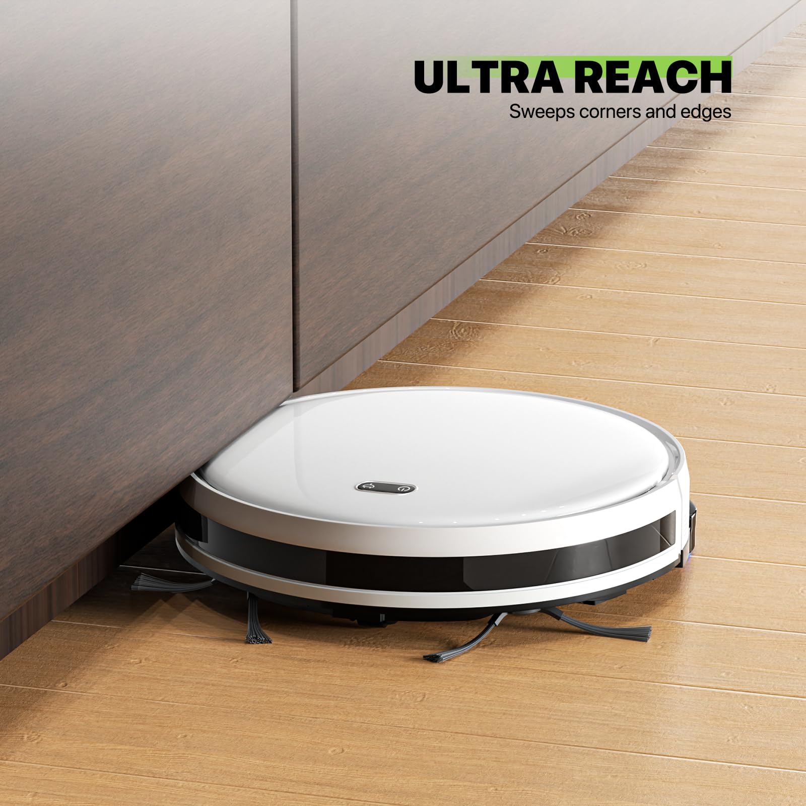 Magshion Robot Vacuum Mop Combo, 2800Pa Wi-Fi, Self-Charging - Perfect for Hard Floors & Carpets