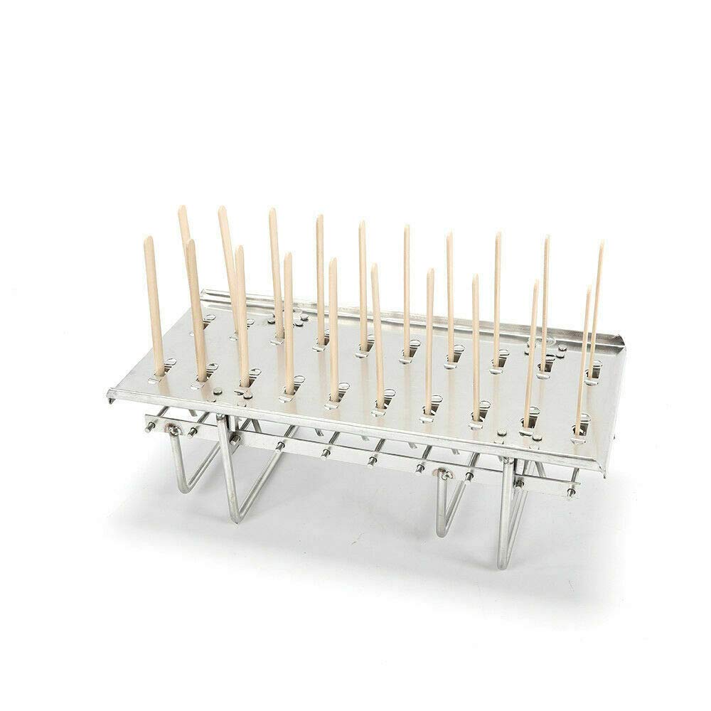20-Piece Stainless Steel Popsicle Molds - DIY Ice Cream, Ice Pop & Lolly Maker with Sticks - Perfect for Homemade Frozen Treats, Summer Snacks & Kids Party Desserts
