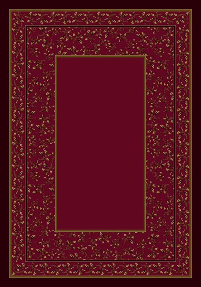 Leander Brick Design Center Rug - Runner Size 2'4
