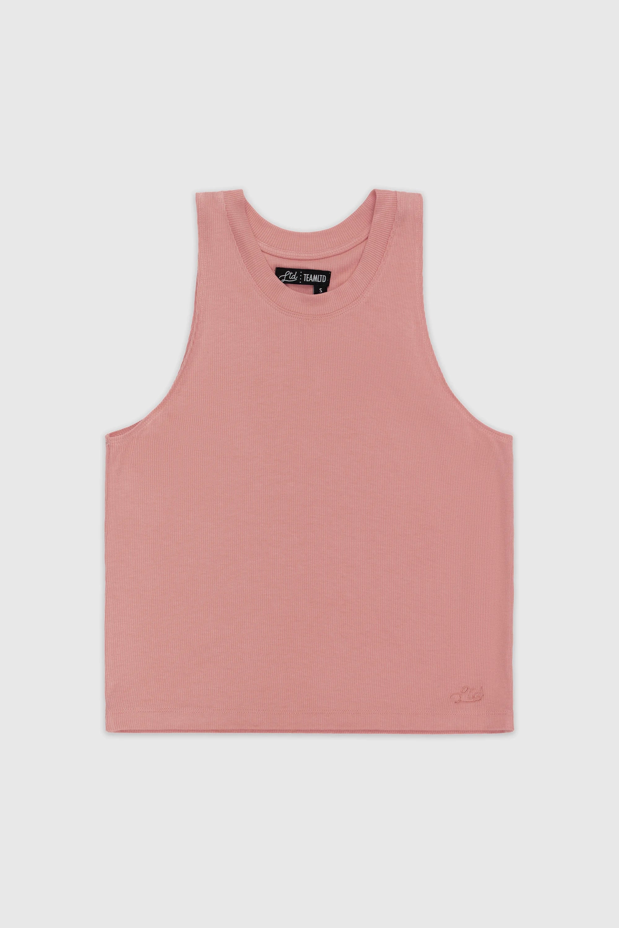 Women's Ribbed Tank Top in Pink - Soft Stretchy Fitted Camisole for Casual Wear, Layering & Summer Outfits