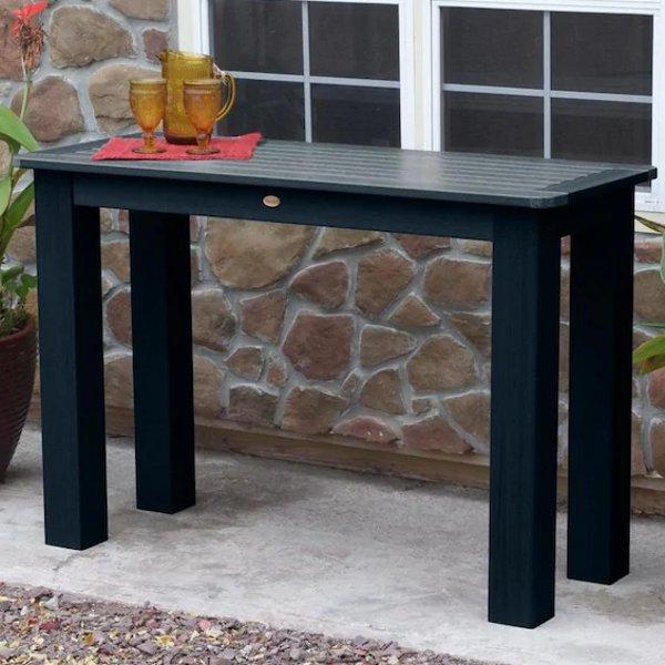 Outdoor Counter Height Sideboard Table - Durable Patio Bar Table for Entertaining, Dining & Outdoor Decor - Perfect for Backyard, Garden & Poolside Use