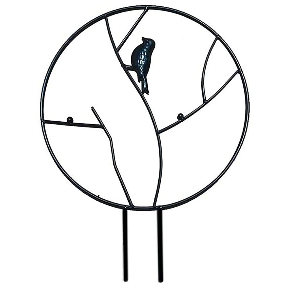 WSSBK Black 35cm Iron Vine Climbing Rack - Durable Plant Trellis for Vegetables, Flowers & Garden Support - Perfect for Indoor/Outdoor Gardening, Vertical Planting & Home Decor