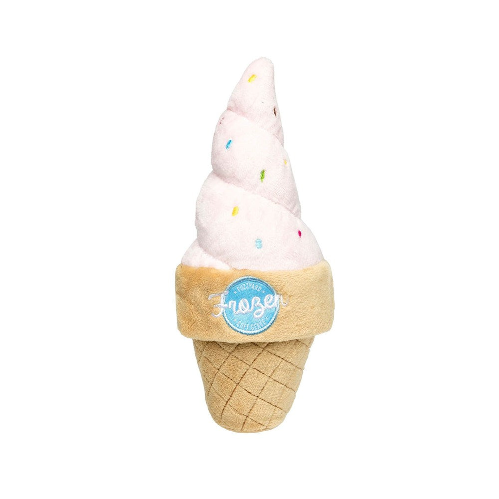 Soft and Cute Ice Cream Dog Plush Toy - Adorable Stuffed Animal for Kids, Perfect for Cuddling, Gifts, and Nursery Decor (12 Inches) - Great for Birthday Presents, Playtime, and Themed Parties