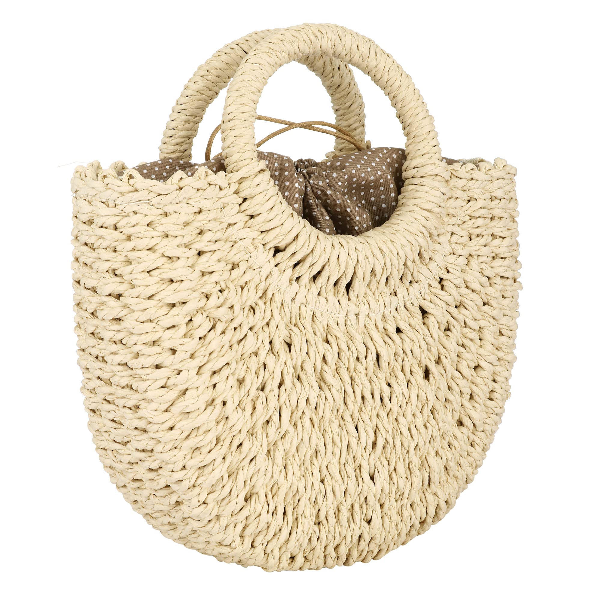 Handmade Rattan Straw Tote Bag - Natural Woven Beach Shoulder Bag for Women | Perfect for Summer Vacations, Pool Parties & Boho Fashion Accessories