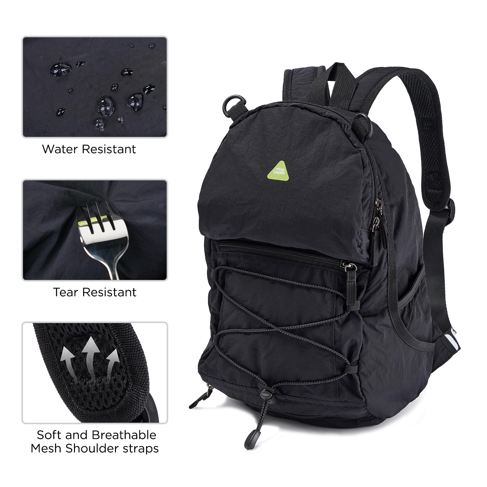 12L Kids Backpack for Boys & Girls - Ultra Lightweight Hiking Backpack with Mesh Storage Bag, Water Resistant Travel Daypack for Outdoor Sports, Camping & School Use