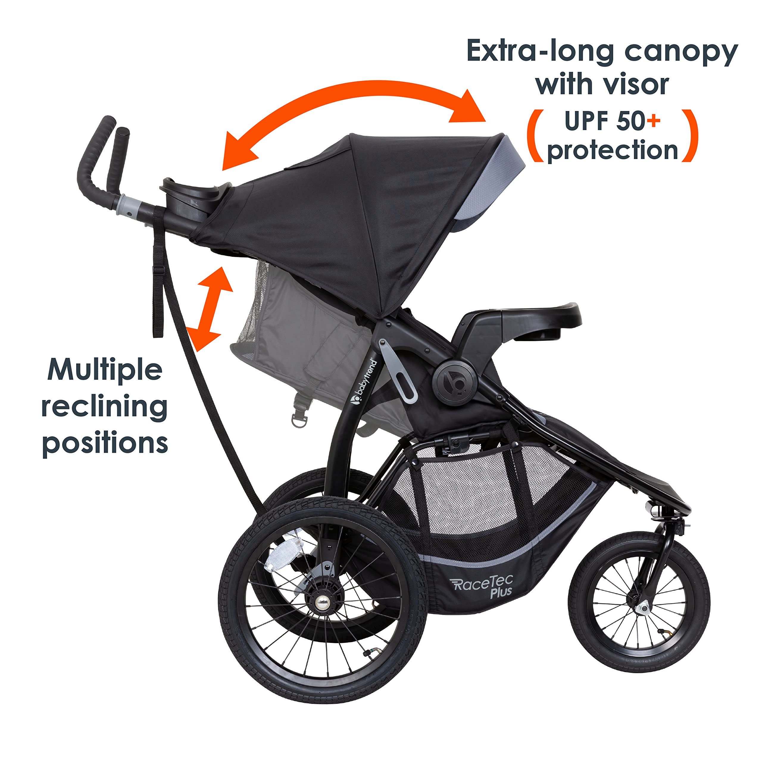 Baby Trend Expedition® Race Tec™ Plus Jogger Stroller - Ultra Lightweight All-Terrain Baby Stroller for Running, Hiking & Everyday Use