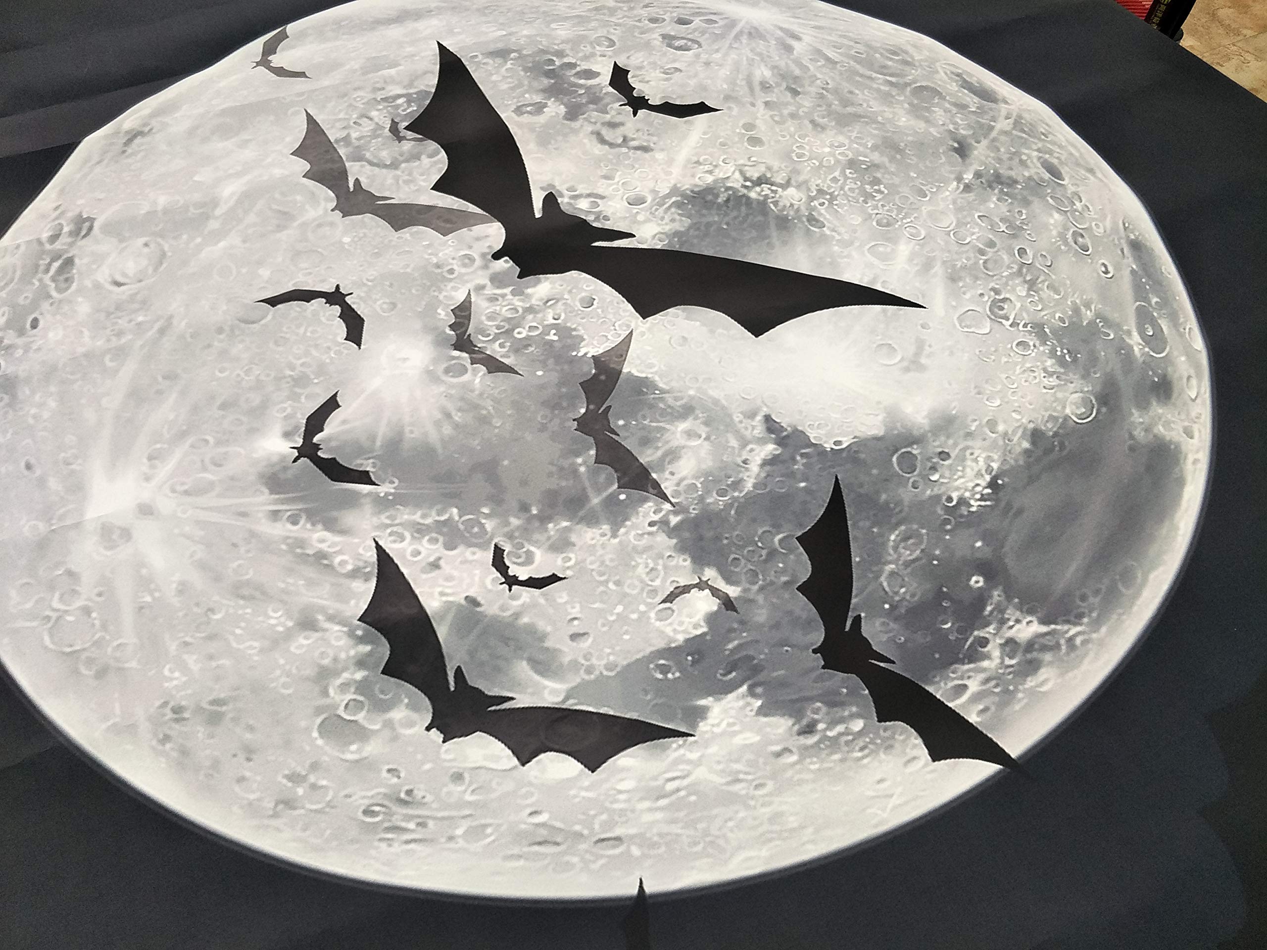 AOFOTO 10x7ft Halloween Photography Backdrop - Zombies, Crows, Full Moon, Bats & Misty Clouds for Party, Role Play & Portrait Studio Props (Vinyl) | Perfect for Halloween Decor, Themed Parties & Spooky Photo Shoots